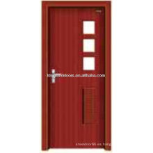 Puerta del PVC del dormitorio con Door/MDF(JKD-M663) de vidrio/madera